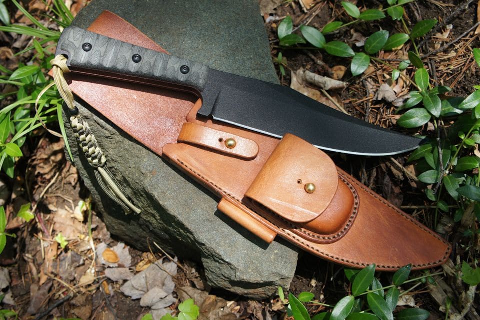 Hunters Leather Knife Sheath/leather Sheath/personalized Knife Sheath/hunting  Knife Cover/hunting Knife Sheaths/hunting Sheaths/hunter Gift 