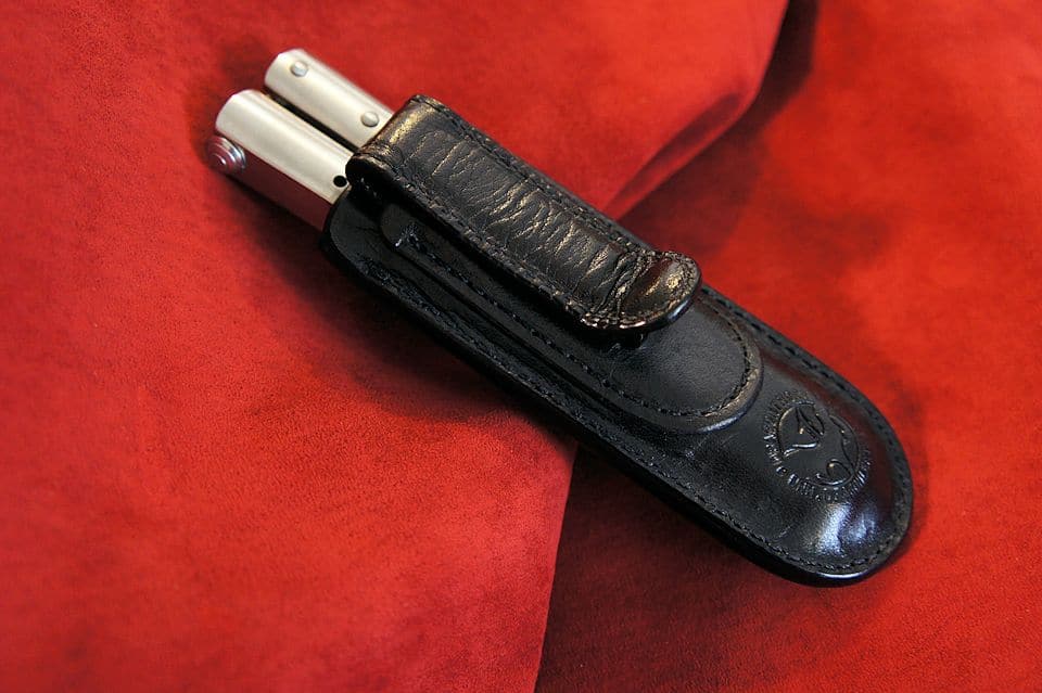 Leather Sheath For Benchmade Balisong Knives - Grommet's Leathercraft