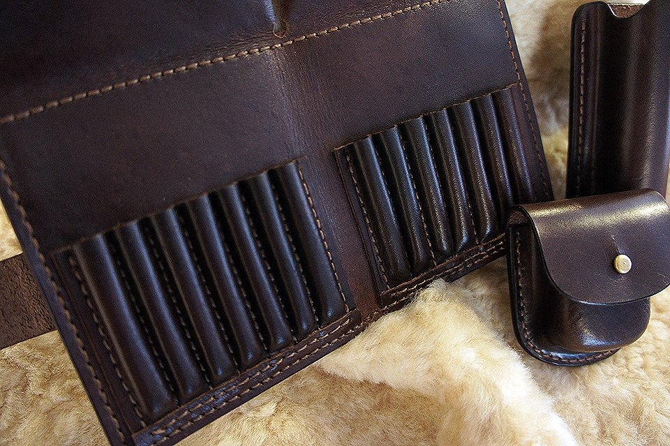 LeatherEDCsetcloseup Dragonthorn Leatherworks